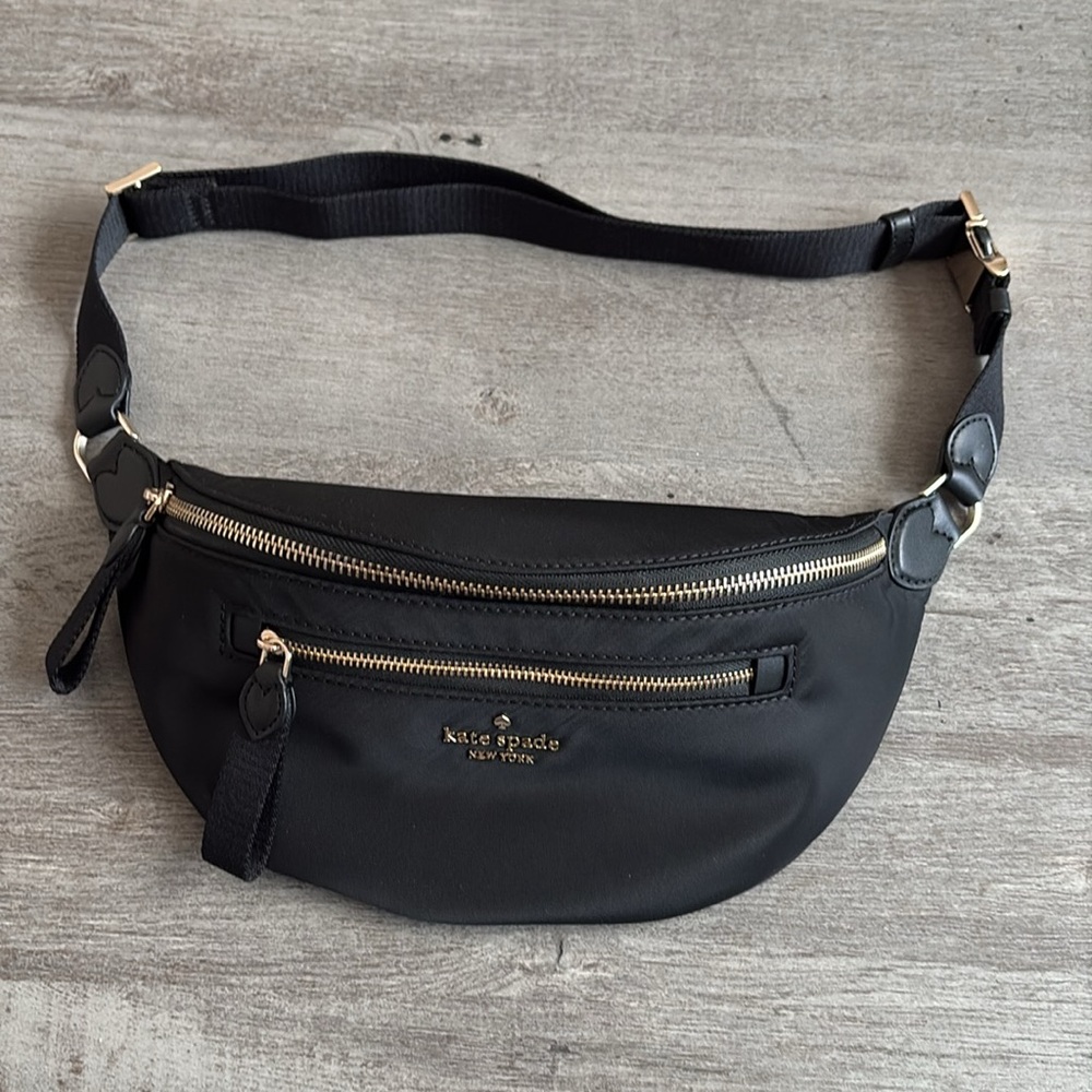 Kate Spade Chelsea Black Belt Waist Bag Barely Used